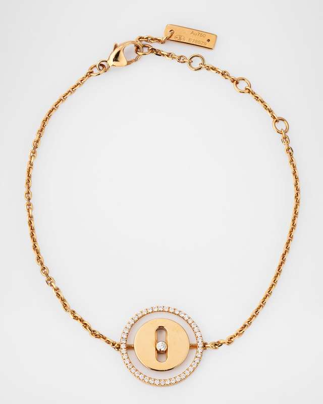 LUCKY MOVE 18K ROSE GOLD DIAMOND BRACELET